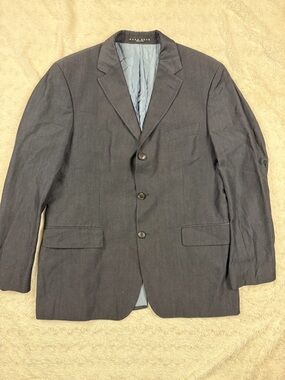 Hugo Boss Dark Navy Three-Button Blazer